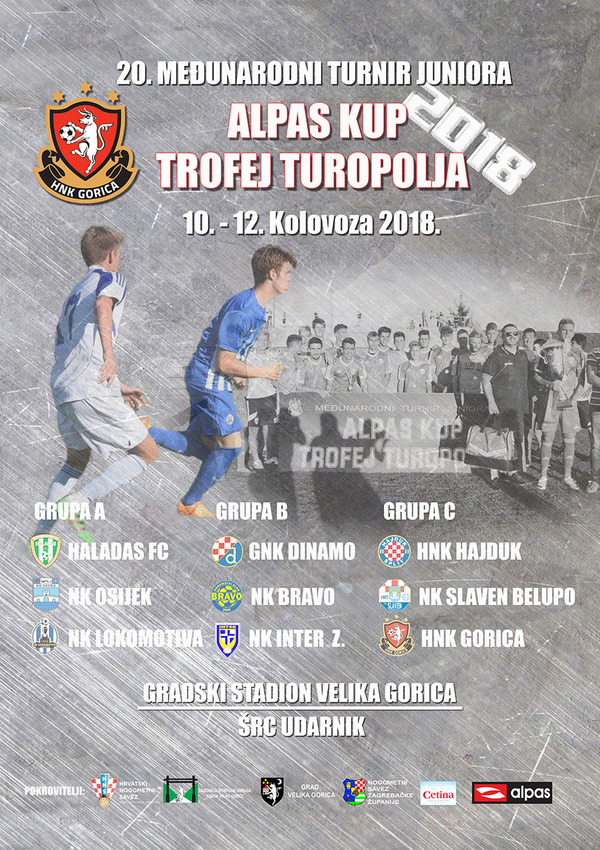 20. Meðunarodni U-19 turnir, Alpas kup Trofej Turopolja 2018.